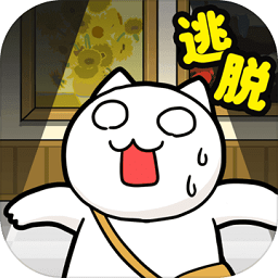 白猫和奇妙的美术馆无限提示版 Logo
